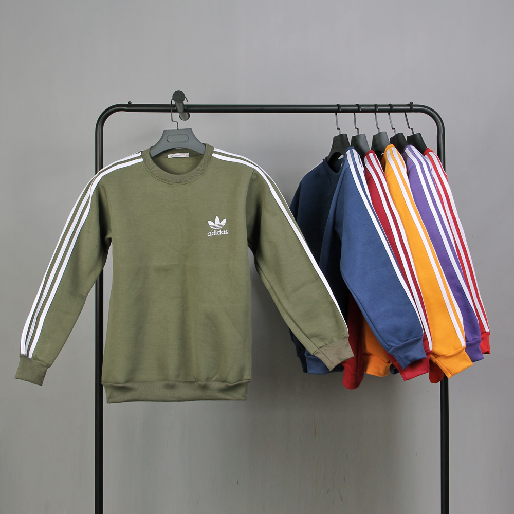 دورس یقه گرد adidas زیتونی